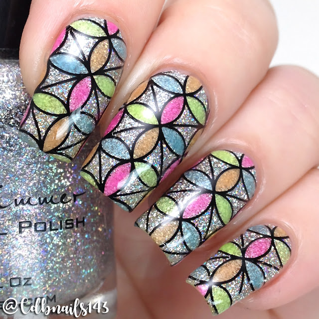 Delush Polish- Abstract Attraction DP06 Stamping Plate