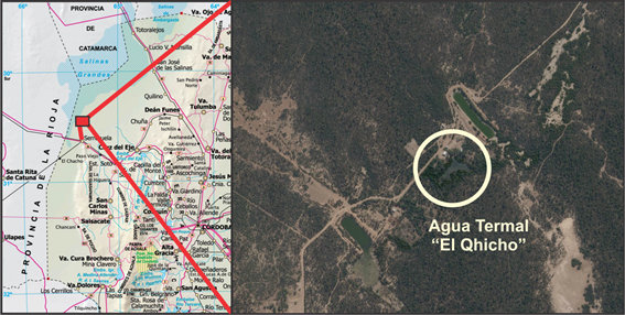 Ubicación geográfica de El Quicho Ubicación geográfica de El Quicho, Provincia de Córdoba