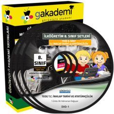 Görüntülü TEOG 8.Sınıf T.C. İnkılap Tarihi ve Atatürkçülük Eğitim Seti 14 DVD Görüntülü TEOG 8.Sınıf T.C. İnkılap Tarihi ve Atatürkçülük Eğitim Seti 14 DVD