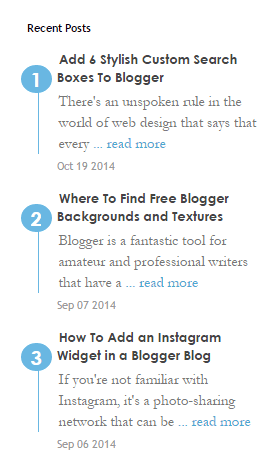 Simplify Recent Post Blogger Widget Recent Post Terbaik Untuk Blog