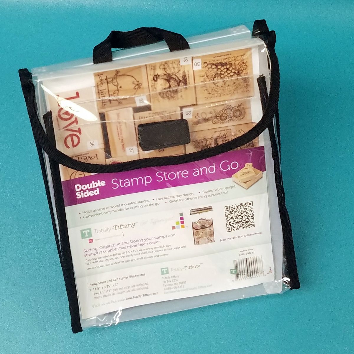 Craft Fiend Organizing and Storing Clear Cling Stamps and Woodbacked