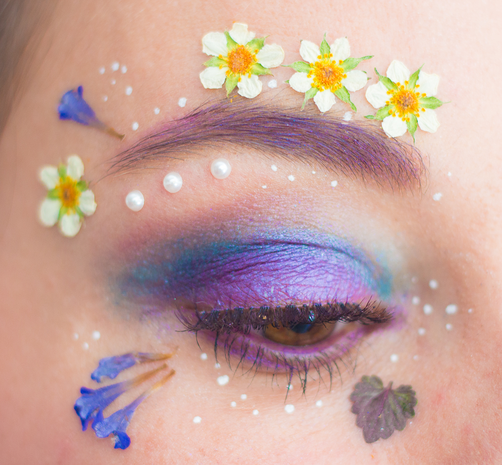 maquillage - fleuri - printemps - tutoriel