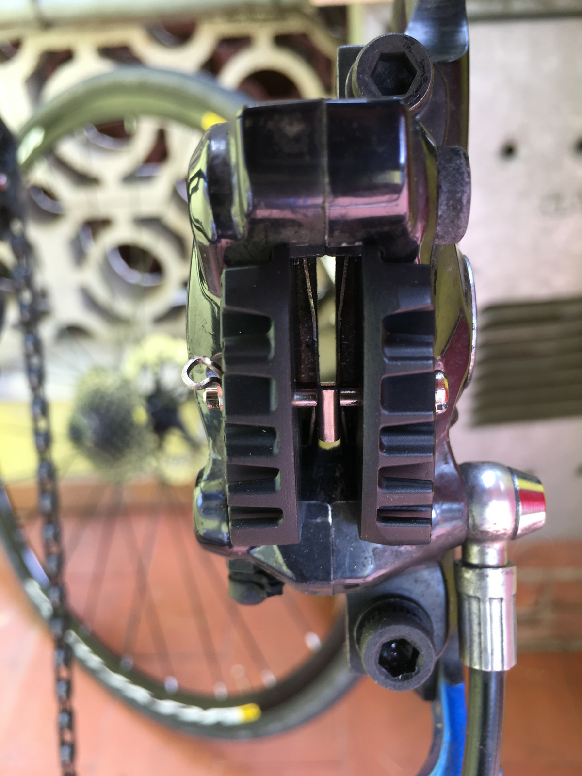 Cycling Dolomiti Friulane Brake Pad Contamination