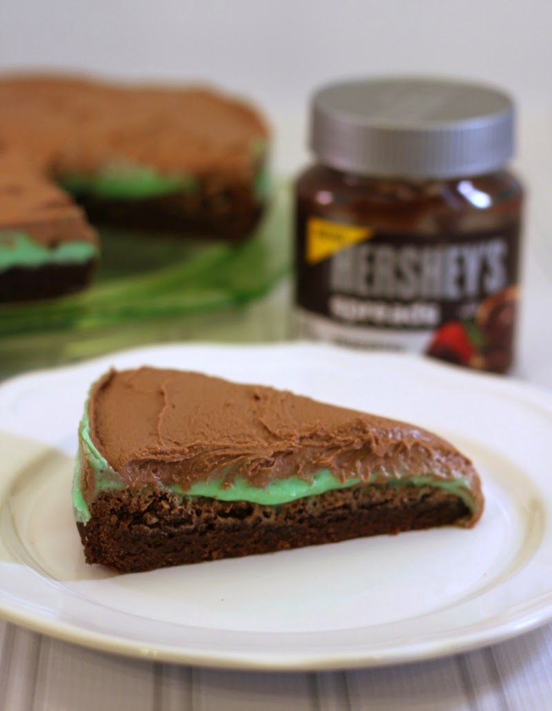 Hershey's Spread Mint Brownies Crazy for Cookies and More