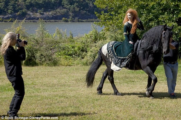Jessica Chastain Disney Princess Merida Brave filmprincesses.filminspector.com