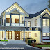 3057 sq-ft European model house plan