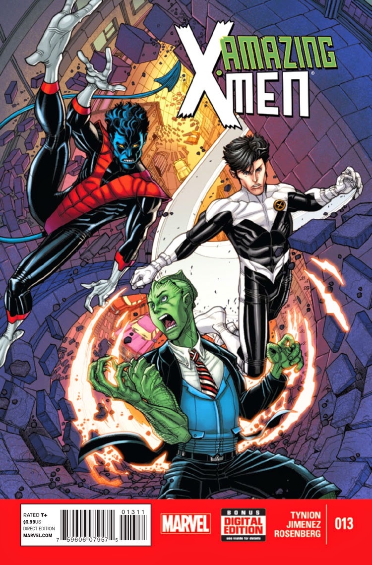 Nightcrawler, Northsra and Anole save the day in Amazing X-Men 13