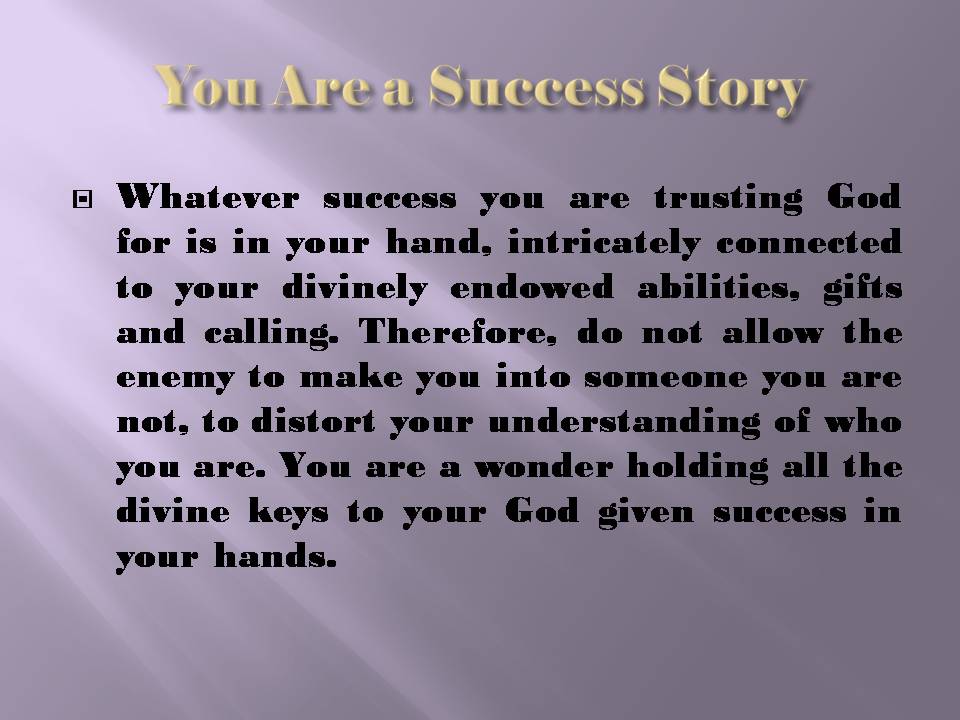 Dare To Succeed You Are A Success Story<script async src=