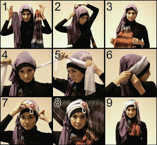 Gambar Tutorial Jilbab Pashmina Wajah Bulat Gambar Tutorial Jilbab Pashmina Wajah Bulat