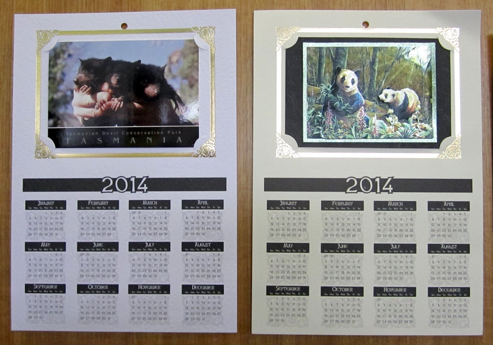 HAND MADE CARDS........ Ideas and Inspiration QUICK CALENDAR IDEAS