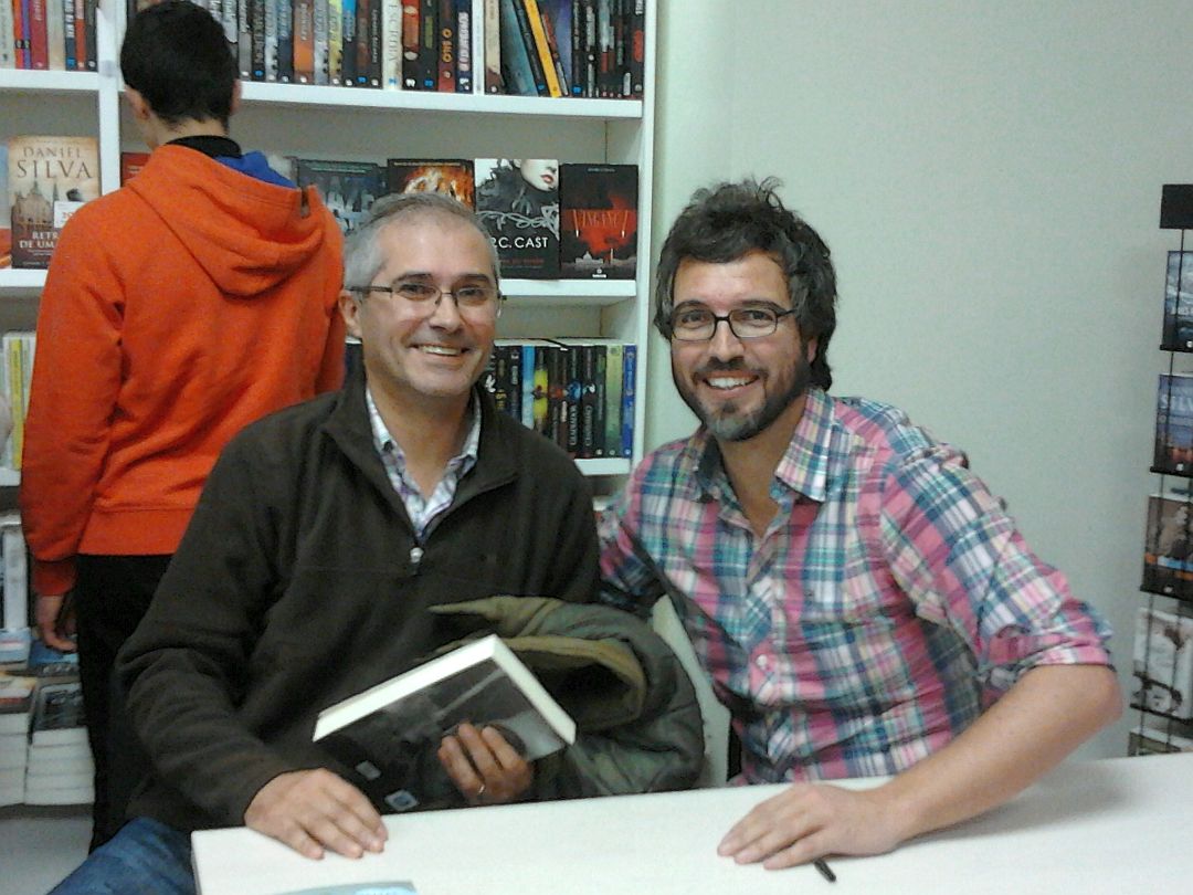 Com o escritor Pedro Chagas Freitas