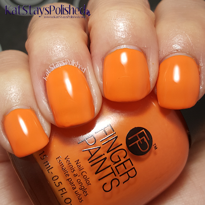 FingerPaints Tie Dye Revolution - Tie Dye Tangerine | Kat Stays Polished
