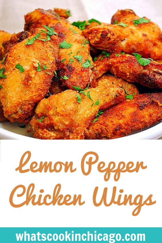 Lemon Pepper Chicken Wings | What's Cookin' Chicago