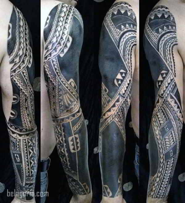 Imagen de un Tatuaje tribal para hombre