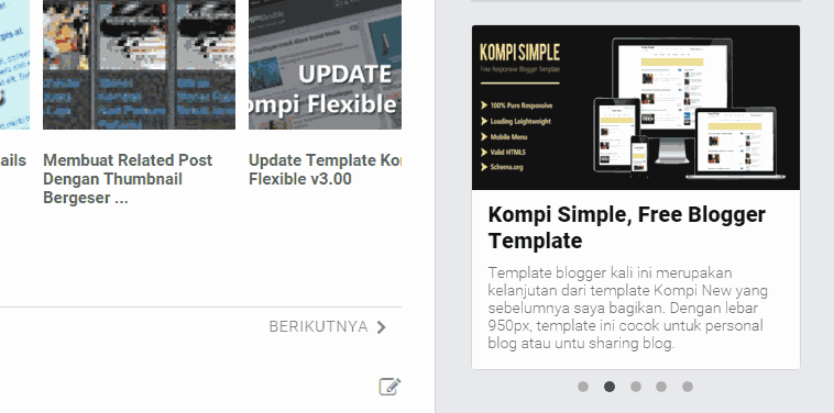 Simple Responsive Slider Di Sidebar Blog Simple Responsive Slider Di Sidebar Blog