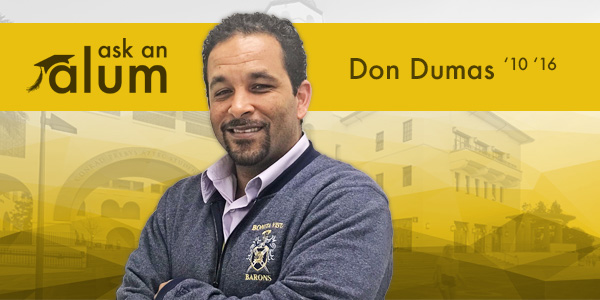 SDSU alumnus Don Dumas