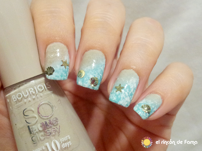 Beach nails | el rincon de fama | lady queen beauty