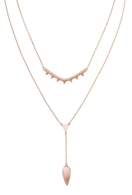  Stella & Dot Tiered Lariat Necklace as seen on For Peete's Sake