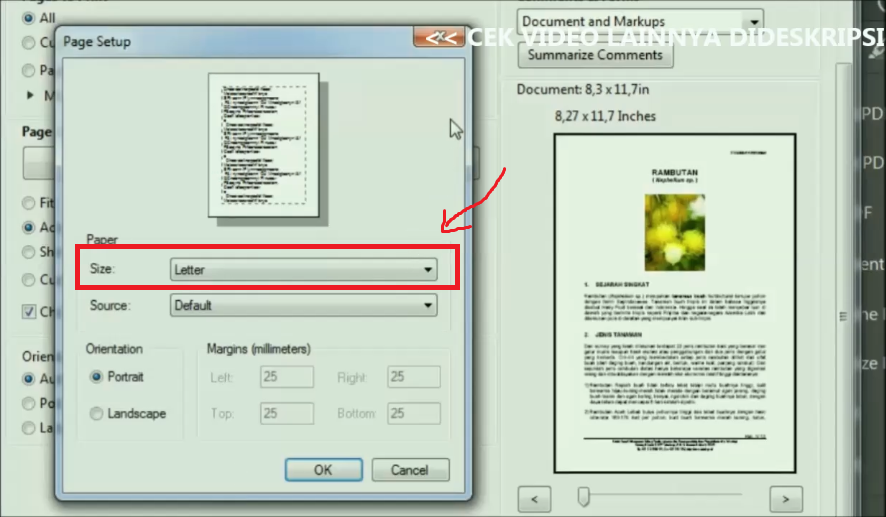 Cara print kertas licin delinewstv