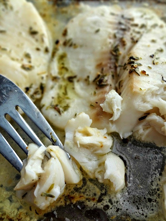 The Cooking Actress Baked LemonThyme Tilapia