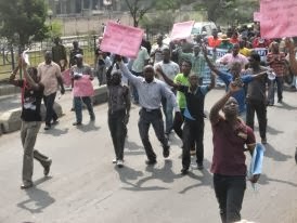 At Fuel Subsidy Protest