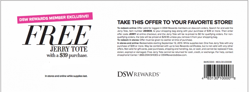 Dsw Printable Coupons October 2015