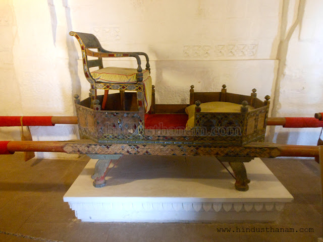 Chair Palanquin in Mehrangarh Fort Jodhpur
