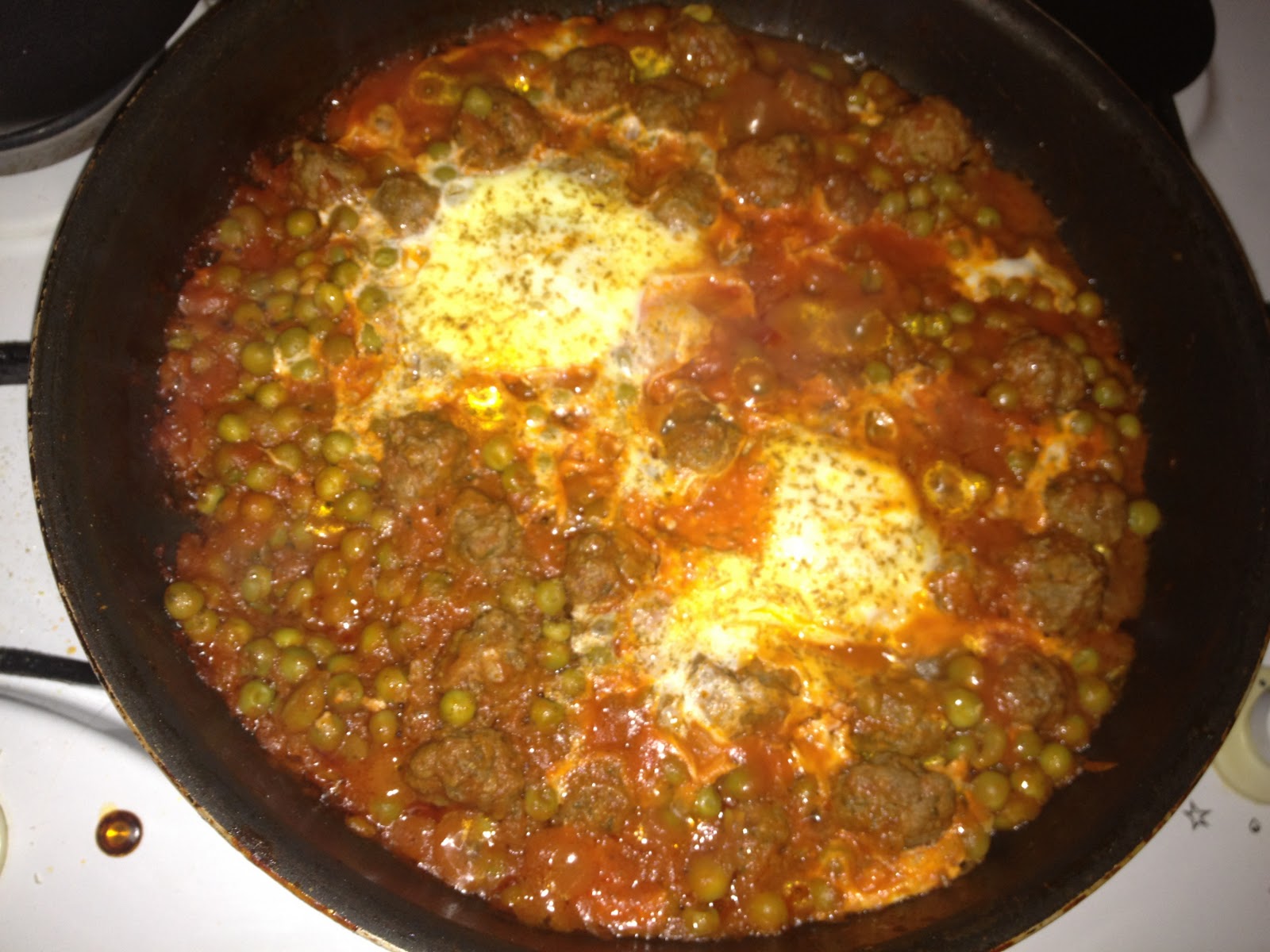 So Glam'Addict Tajine "kefta" aux petits pois et œufs