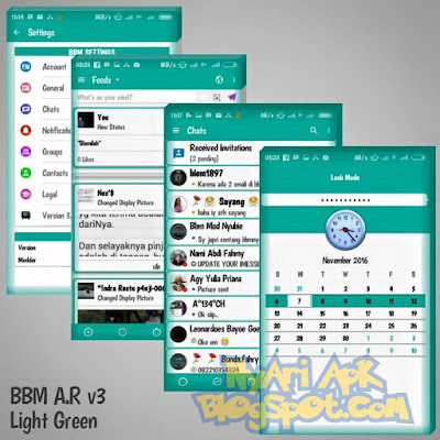 BBM Mod Light Green Versi 3.1.0.13 Apk Terbaru Download BBM Mod Light Green Versi 3.1.0.13 Apk Terbaru
