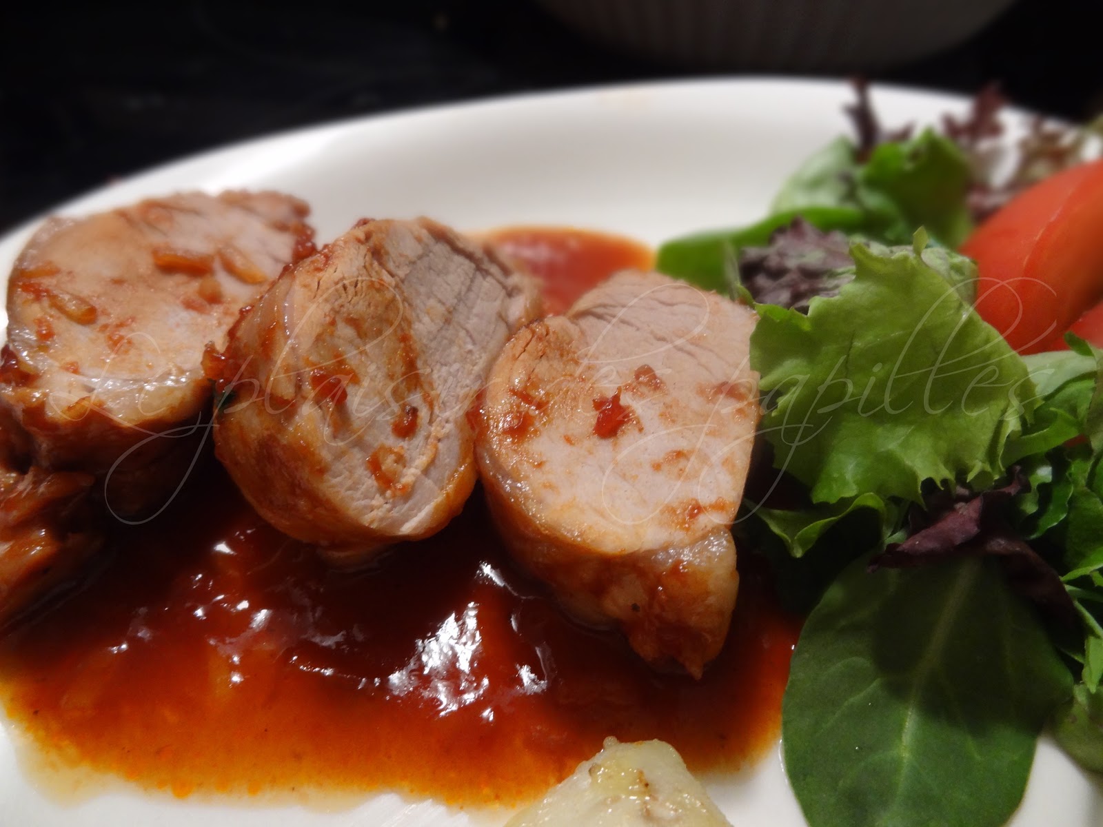 Le plaisir des papilles Filet de porc à la MarieJue