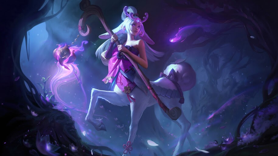 Spirit Blossom, Lillia, LoL, Splash Art, 8K, #3.2286