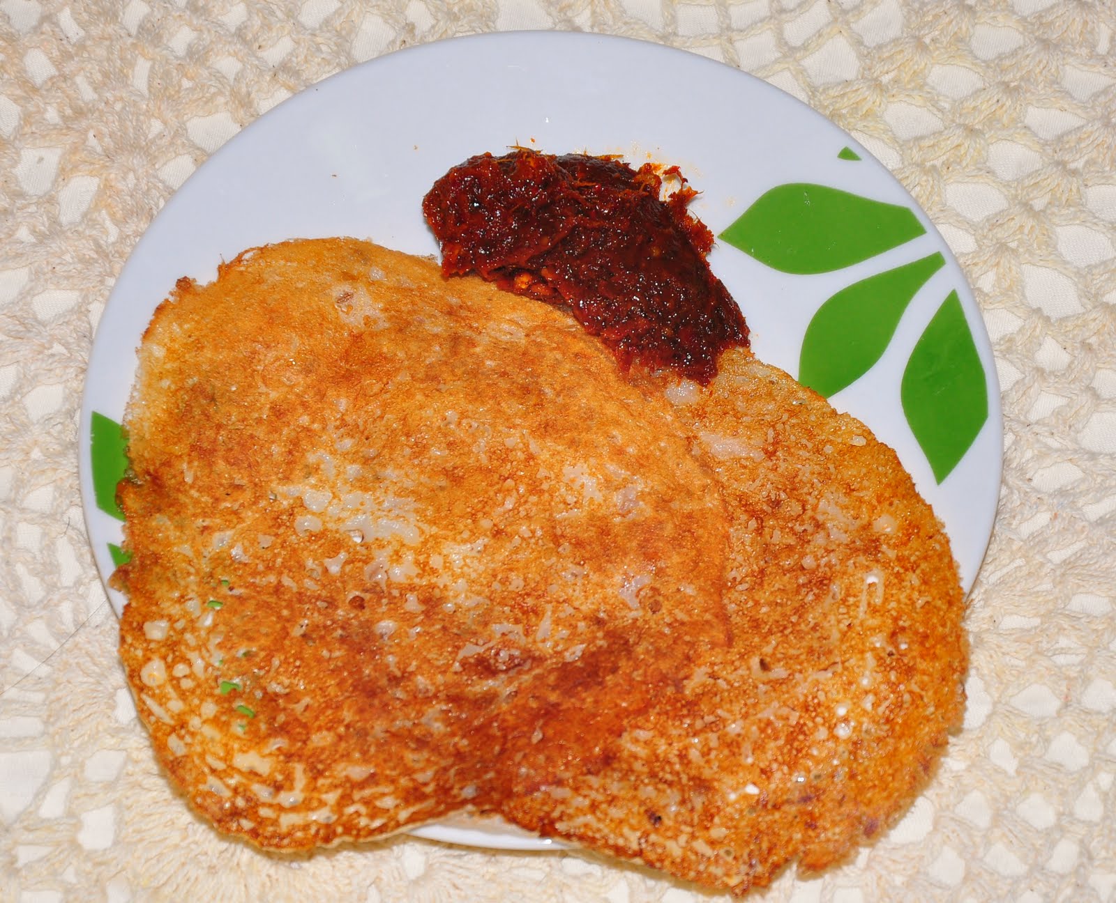 Food for art, heart and thought! Corn flour dosas