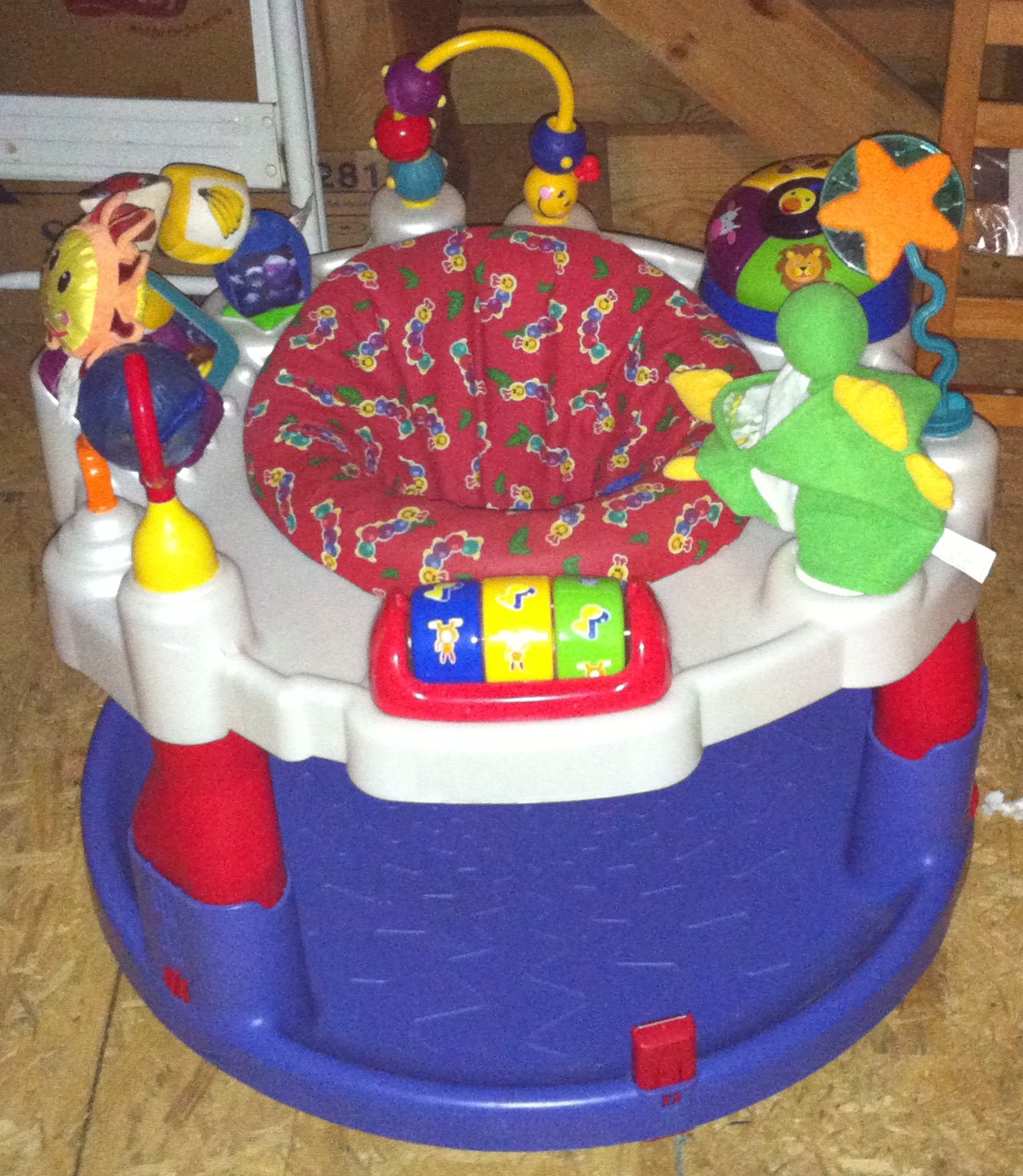 Want my kids stuff baby einstein exersaucer sold