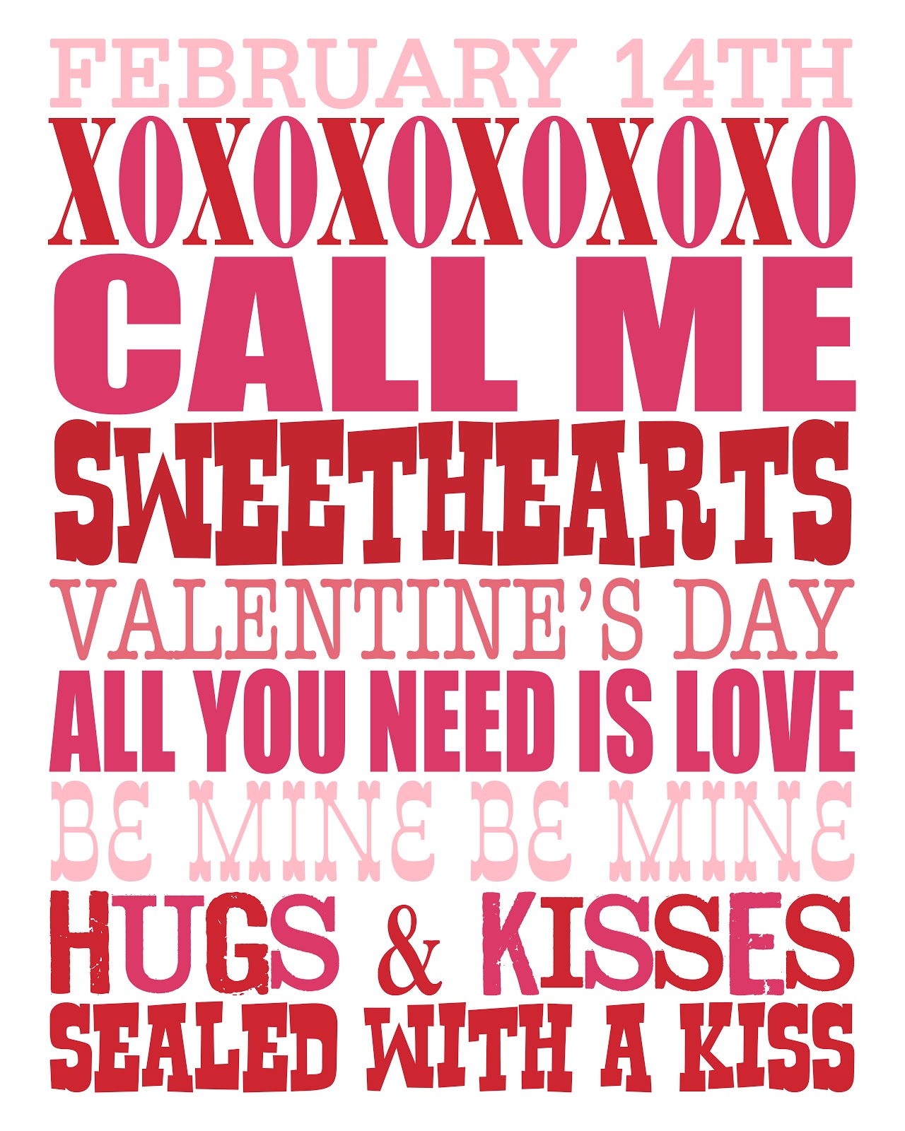 Valentine's Printables for the home  Wholehearted Finishing