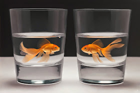 13-The-Optimist-and-The-Pessimist-Patrick-Kramer-Hyper-Realistic-Paintings-www-designstack-co