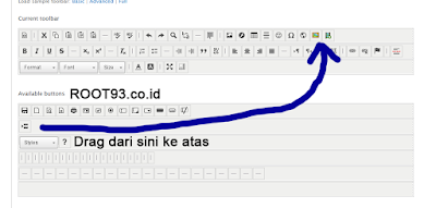 Konfigurasi Toolbar CKEditor dengan IMCE