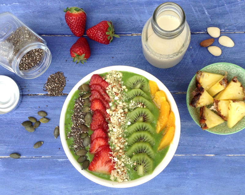 Green smoothie bowl