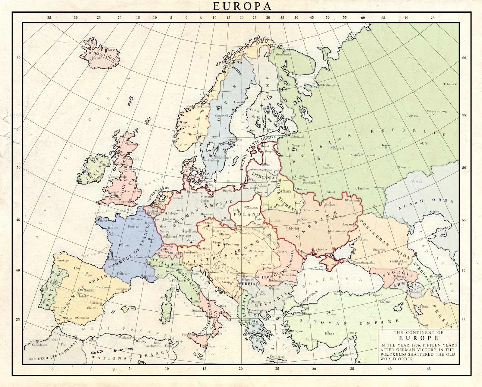 Alternate History Weekly Update Map Monday Kaiserreich By Milites