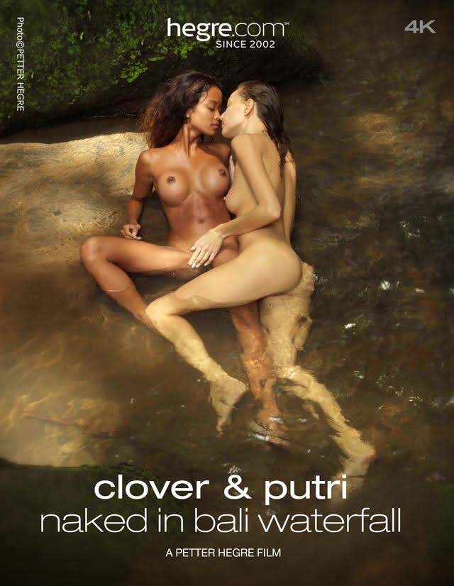 [Hegre-Art] Clover And Putri Naked In Bali Waterfall