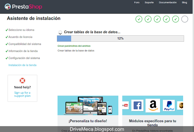 DriveMeca instalando y configurando ecommerce PrestaShop en Linux DriveMeca instalando y configurando ecommerce PrestaShop en Linux