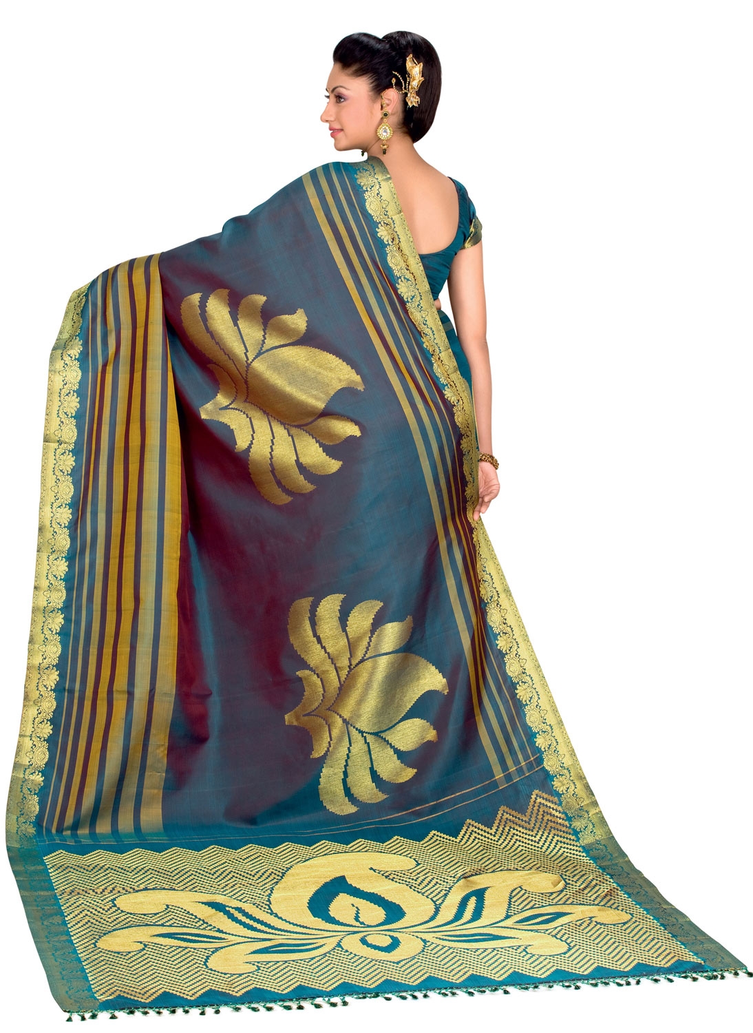Борган сари. Индийские ткани для Сари. Ткань для Сари. Сари с узорами. Индийские узоры на платье.