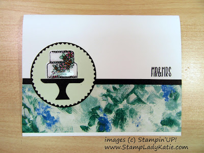 card made with Stampin'UP!'s "Piece of Cake" stamp set and "Cake Builder" Punch by StampLadyKatie
