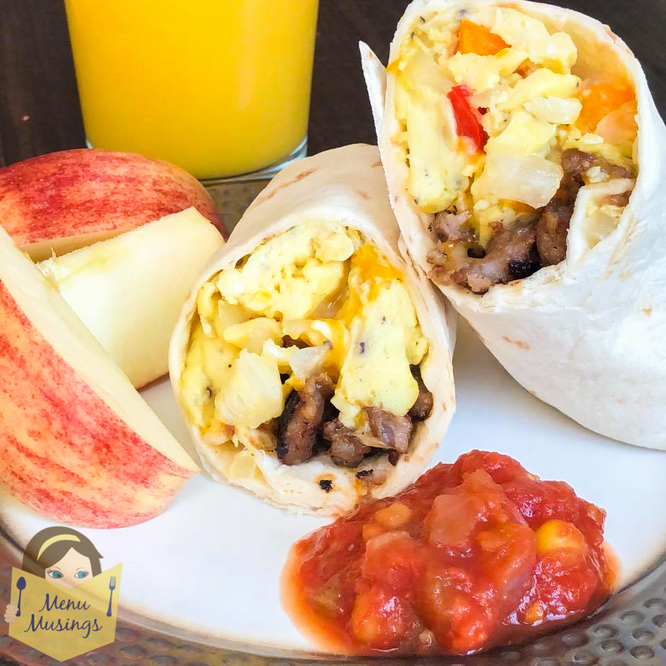 Menu Musings of a Modern American Mom Freezer Friendly Breakfast Burritos
