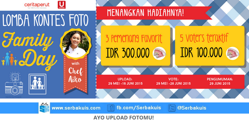 Kontes Foto Family Day Berhadiah Uang Total 1,4 Juta