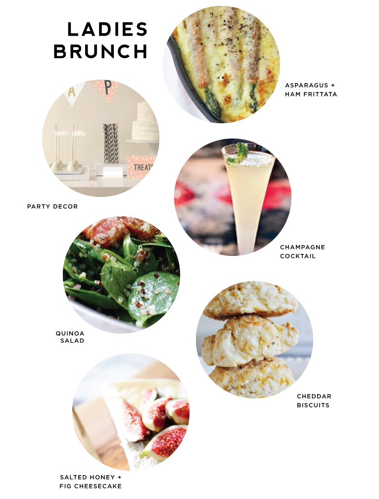 Menu Ladies Brunch