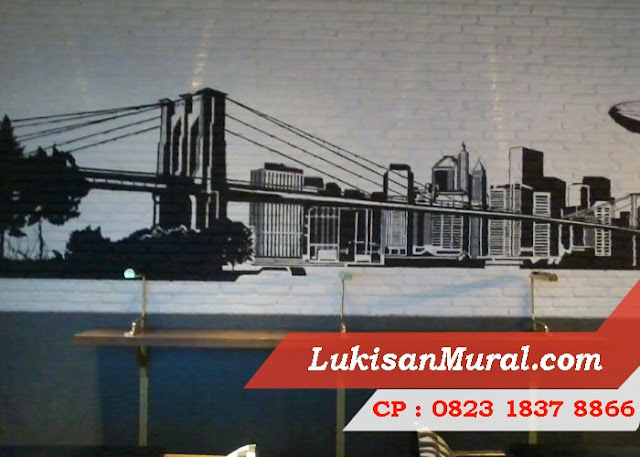 Mural Hitam Putih Sederhana Mural Hitam Putih Sederhana