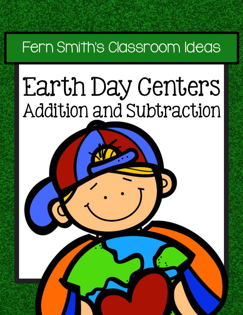 Earth Day - Addition and Subtraction Center Games