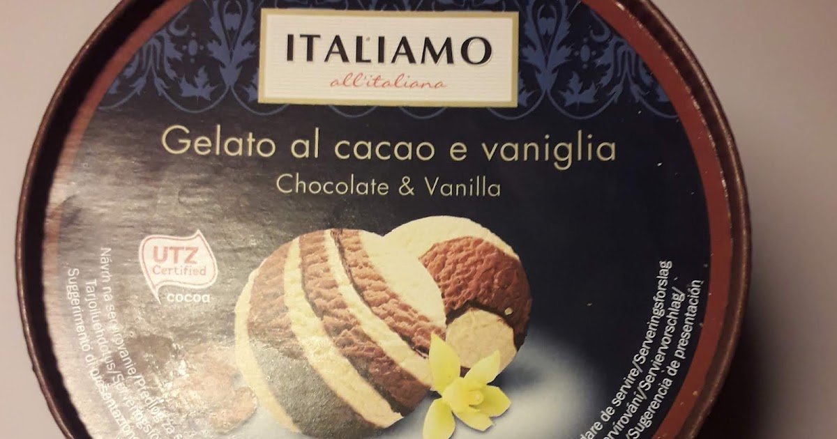 Lidl Italiamo Gelato al cacao e vaniglia