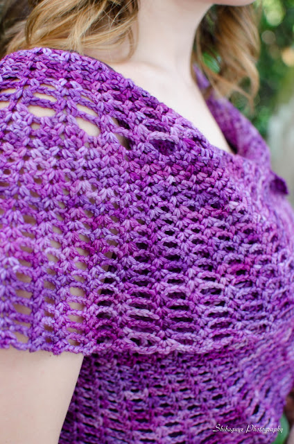 crochet geometry two circles wrap