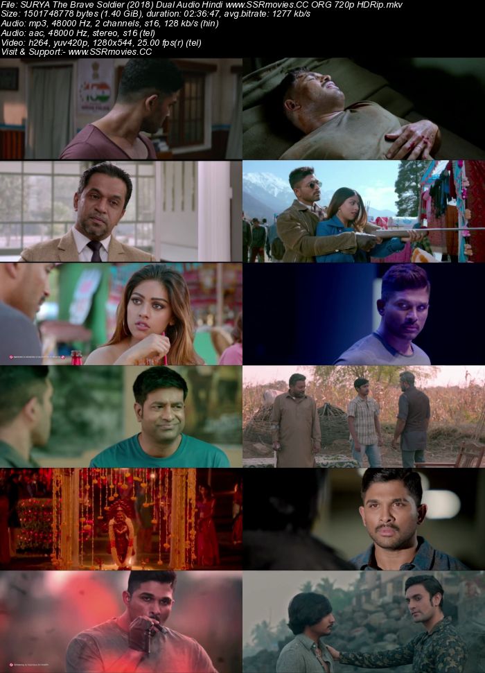 Surya: The Brave Soldier (2018) Dual Audio Hindi ORG 480p HDRip